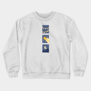 Stars and Moon Crewneck Sweatshirt